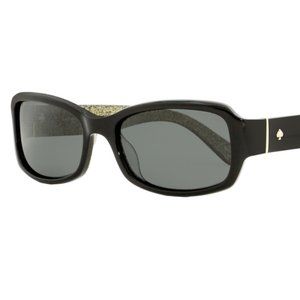 KATE SPADE-ADLEY/P/S JLQP/RA Black/Glitter Polarized Gray